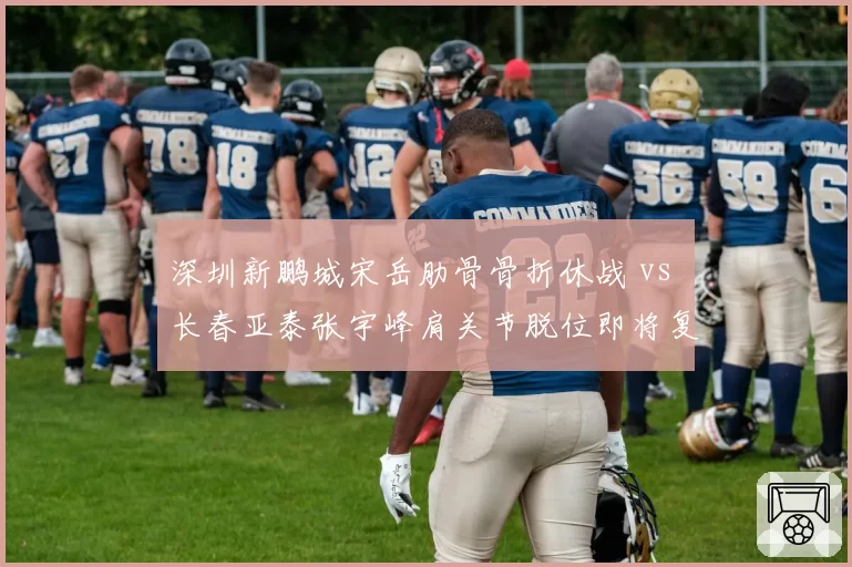 深圳新鹏城宋岳肋骨骨折休战 vs 长春亚泰张宇峰肩关节脱位即将复出,后卫伤病恢复进度呈现鲜明对比
